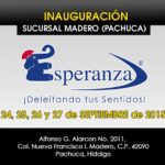 Promoción inauguración Pastelerías Esperanza Madero (Pachuca): 20% de descuento en pasteles y gelatinas del 24 al 27 de septiembre