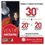 Venta Nocturna Fabricas de Francia Viernes 2 y sábado 3 de octubre: hasta 30% de descuento o 20 MSI