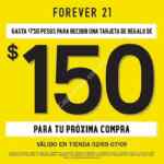 Promoción Forever 21: Tarjeta de $150 en compras mayores a $750