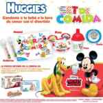 Promoción Kleenbebé y Huggies: Set de comida de Mickey Mouse GRATIS en la compra de pañales