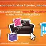 Envío GRATIS en compras mayores a $600 en la tienda en línea de Idea Interior