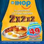 Promoción iHop: desayuno 2X2X2 a $49 durante septiembre (Monterrey)