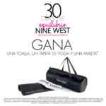 30 días de equilibrio Nine West en Liverpool: Toalla, tapete de yoga o maleta GRATIS con tu ticket de compra