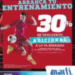 30% de descuento sobre lo ya rebajado en Marti