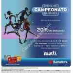 Venta de Campeonato Martí Banamex: 20% de descuento adicional y meses sin intereses