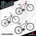 30% de descuento en bicicletas Raleigh en MisterTennis Buenavista