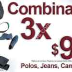 Promoción Men's Fashion Combina: 3 polos, jeans, camisas o pantalones por $999