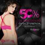 Promoción Vicky Form 50 aniversario: Segunda prenda a mitad de precio del 15 al 20 de septiembre