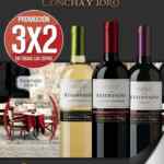 Vinos Reservado Concha y Toro al 3x2 en Bodegas Alianza