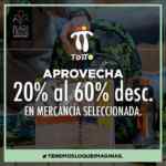 Solo este fin de semana: Descuentos del 20% al 60% en artículos seleccionados en Totto