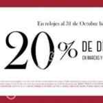 Hasta 20% de descuento en relojes en Cristal Joyas