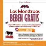 Cupón de Halloween Sirloin Stockade: Bebida GRATIS para los que vayan disfrazados (no aplica DF)