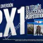 2x1 en videojuegos seleccionados para Playstation 4 en Gamers del 5 al 18 de octubre
