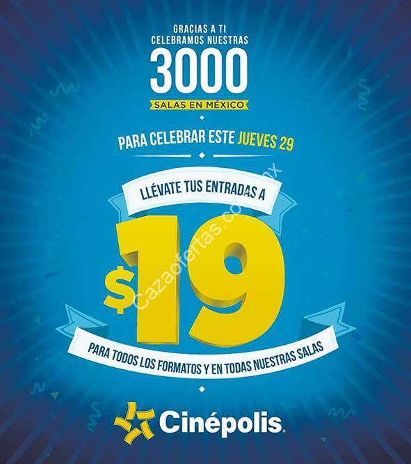 Promoción Cinépolis jueves 29 de octubre todos los