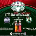 Promoción Gatorade NBA: 35% de descuento en boletos para el partido Sacramento Kings vs. Boston Celtics