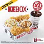 Nuevo combo Kebox KFC a sólo $49 pesos