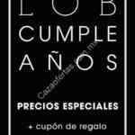 Promoción LOB Cumple Años: cupón de $100 por cada $500 de compra