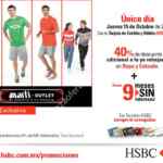 Promoción HSBC: 40% de descuento y nueve meses sin intereses en Martí Outlet solo hoy 15 de octubre