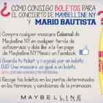 Boletos GRATIS para el concierto de Mario Bautista cortesía de Maybelline