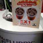 Promoción McDonalds 30 aniversario: 2x1 en McFlurry Reeses
