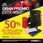 En Mobo segundo accesorio Ferrari o Mercedes-Benz a mitad de precio