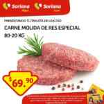 Oferta del día Soriana: Molida de res especial a $69.90 el kilo