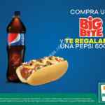 Pepsi GRATIS en la compra de un Big Bite en 7-Eleven Tlajomulco en Guadalajara, válido sólo hoy