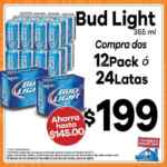 Dos 12-pack de Bud Light a $199 de jueves a domingo en 7-Eleven Nuevo León