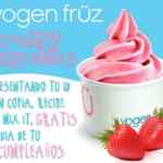 Promoción Yogen Fruz cumpleañeros: Helado mix it gratis el día de tu cumpleaños