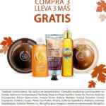 En The Body Shop compra 3 productos y llévate 3 mas gratis