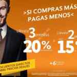 Promoción Bruno Corza: Hasta 20% de descuento dependiendo de la cantidad de prendas que compres