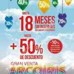 En Sanborns Venta Arcoíris: hasta 50% de descuento dependiendo el color y 18 meses sin intereses