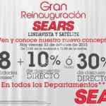 Reinauguración Sears Lindavista y Satélite: hasta 30% de descuento en toda la tienda