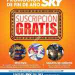 Promoción Sky suscripción gratis durante octubre