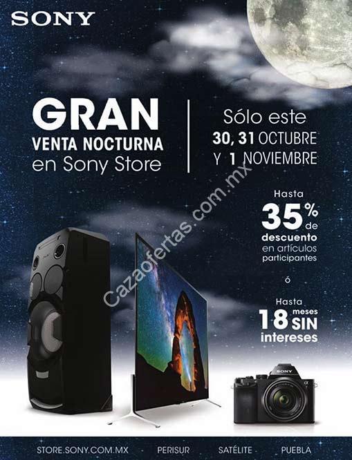 Venta Nocturna Sony Store 30 De Octubre Al 1 De Noviembre 35 De