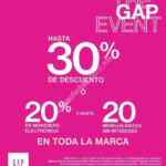 Promoción The Gap Event 2 y 3 de octubre: hasta 30% de descuento ó hasta 20% en monedero y 20 msi