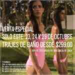 Venta especial Bari Swimwear del 23 al 25 de octubre: Trajes de baño desde $299