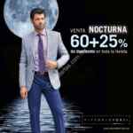 Venta Nocturna Vittorio Forti Pachuca: 60% + 25% de descuento en toda la tienda esta semana
