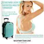 Maleta turquesa GRATIS en la compra de $3,500 o más en Women Secret