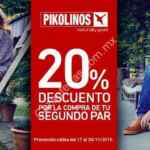 20% de descuento en el segundo par de zapatos en Pikolinos