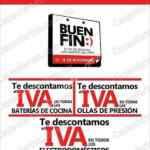 Promoción Anfora El Buen Fin 2015: IVA de descuento en electrodomésticos, baterías de cocina y ollas