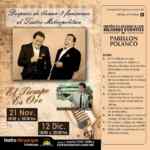 Boletos gratis para el concierto de Jorge Muñiz y Carlos Cuevas si compras $1000 o más en tiendas de Pabellón Polanco