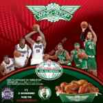 25% de descuento para el juego de la NBA en México Kings vs Celtics con tu consumo de Wingstop