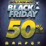 Promoción Despegar Black Friday 2015: hasta 50% de descuento y 18 meses sin intereses