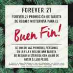 Ofertas Forever 21 El Buen Fin 2015: tarjeta de regalo misteriosa y 30% de descuento