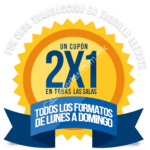 Cinepolis Cupon 2x1 en TODAS LAS SALAS Lunes a Domingo
