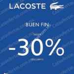 Ofertas Lacoste El Buen Fin 2015: desde 30% de descuento