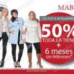 Ofertas Mabel El Buen Fin 2015: 50% de descuento en toda la tienda + 6 meses sin intereses