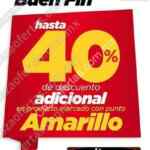 Ofertas Martí Outlet El Buen Fin 2015: 40% de descuento adicional en mercancía con punto amarillo