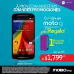 Celular Moto G segunda generación + funda flipshell por $1799 en Mobo